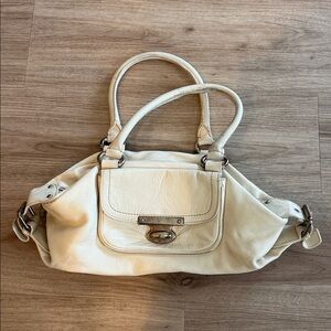Vintage Marc Jacobs cream and silver bag